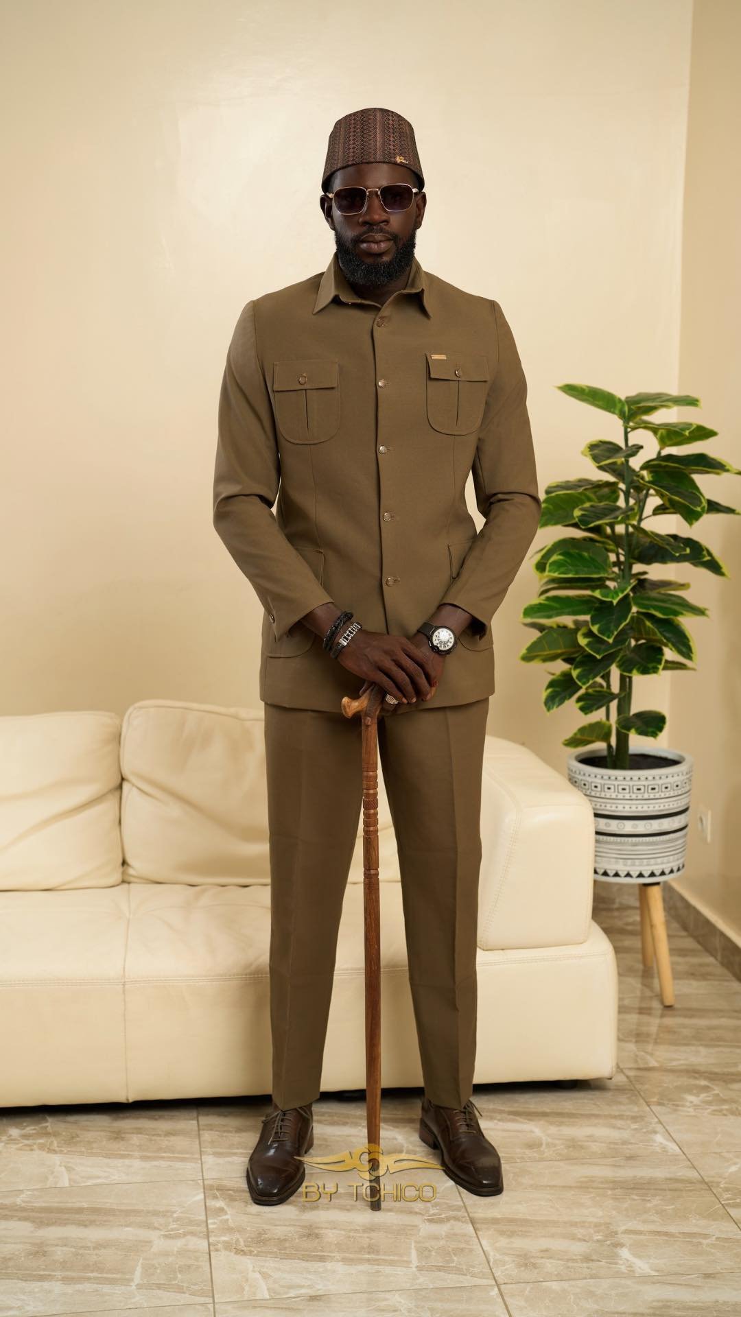 Costume safari dorée – Image 2